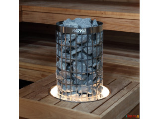 Монтажный фланец Harvia HPC2L со светодиодной подсветкой (для электрокаменки Cilindro)