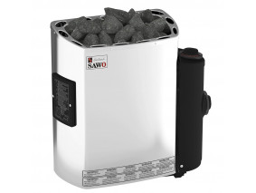 Электрическая печь SAWO MINI MN-23NB-Z (2,3 кВт, встроенный пульт, внутри оцинковка, снаружи нержавейка)