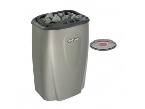 Печь электрическая Harvia Moderna V80E-1 Platinum (платина, выносной пульт в комплекте)