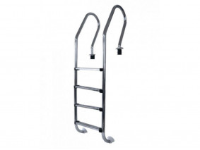 Лестница INCLINED 4 ступени LUXE AISI 316